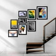 thumbnail image 6 of GOOHOCHY Hamitor 12pcs Acrylic Picture Frames Set Vintage Wall Gallery Kit with Hanging Hooks for 4" X 6", 5" X 7", 6", and 8" X 10" Photos in Black, 6 of 8