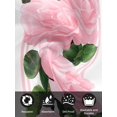 thumbnail image 7 of Pink Roses Cloth Napkins Set of 6 Reusable Dinner Napkins, Valentine's Day Romantic Flowers Green Leaf Stripes Cocktail Napkin Washable Table Napkins for Wedding/Holiday Party/Baby Shower 20"x20", 7 of 7