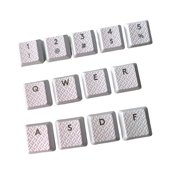 Only Keycap Carbon Fibers Keycap 13Pcs Nonslip Texture Keycaps for G915/G813/G815/G913 TKL Keyboard Low Profile