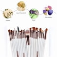 thumbnail image 2 of 20 Pcs Makeup Brushes Proffesional Cosmetics for Face Makeup Brush Set Powder Concealer Eyeshadow Eyebrow Lip Brush Beauty Tools, Black, 2 of 8
