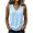 Light Blue -CQ87, variant on Dwellite Womens Tank Tops V Neck Basic Solid Color Casual Flowy Summer Business Sleeveless Shirts Beige 2XL