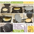 thumbnail image 4 of PetriStor Waffle Maker redondo tiene revestimiento antiadherente de 8 pulgadas, máquina de cono de gofre – Krumkake Iron – Máquina para hacer obleas – Máquina para hacer conos de gofre – Máquina para, 4 of 5