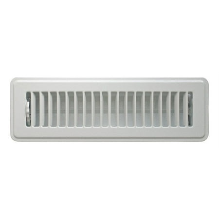 White Victorian Register - True Aire Floor Register 10