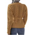 thumbnail image 5 of Vedolay Womens Sweaters Knitted Long Sleeve Slim Fit Workout Cardigans Yellow,M, 5 of 5