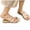 Beige, variant on Women Rhinestone Flat Slide Sandals Roman Style Soft Non Slip Sole Plus Size Spring Summer Beach Casual Shoes,Gold