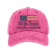 thumbnail image 3 of America 250 Hat We The People Patriotic USA Flag BaseballHat 250 Years of Freedom Hat, 3 of 6