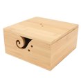 thumbnail image 1 of Yarn Holder, Rectangle Kitting Bowl Dustproof Easy Access with Lid for Handworks, 1 of 7