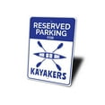 thumbnail image 4 of Kayaker Parking Novelty Sign, Metal Wall Decor - 10x14 inches, 4 of 4