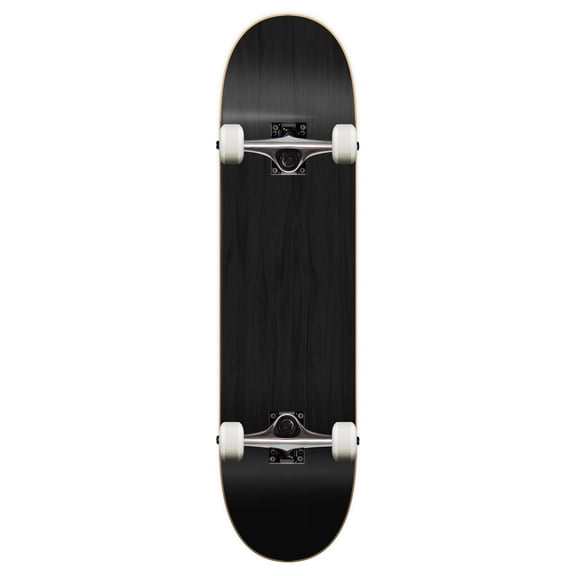 Yocaher 31" x 7.75" Complete Skateboard with Canadian Maple, ABEC-9 Bearings- Stained Black