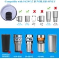 thumbnail image 4 of Tapas de repuesto de 20 onzas para vasos Yeti Ormromra tapa de vaso reutilizable, 4 of 7