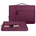 thumbnail image 5 of MOSISO 12" Polyester Notebook Laptop Sleeve Bag for MacBook 12 Inch with Retina Display 2017/2016/2015 Release Tablet Bag Carrying Case Cover, Wine Red, 5 of 7