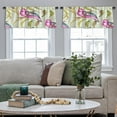 thumbnail image 5 of LALILO Kitchen Curtain Valance Watercolor Cactus Cactus Rod Pocket Window Curtain 52"x 18" Set of 2, 5 of 7
