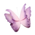 thumbnail image 2 of Mariposa artificial gigante 3D de 50 cm/20 pulgadas, decoración para bodas Violeta, 2 of 9