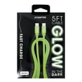 thumbnail image 7 of Liquipel Powertek Glow in the Dark USB-C to USB-C - Green, 7 of 7