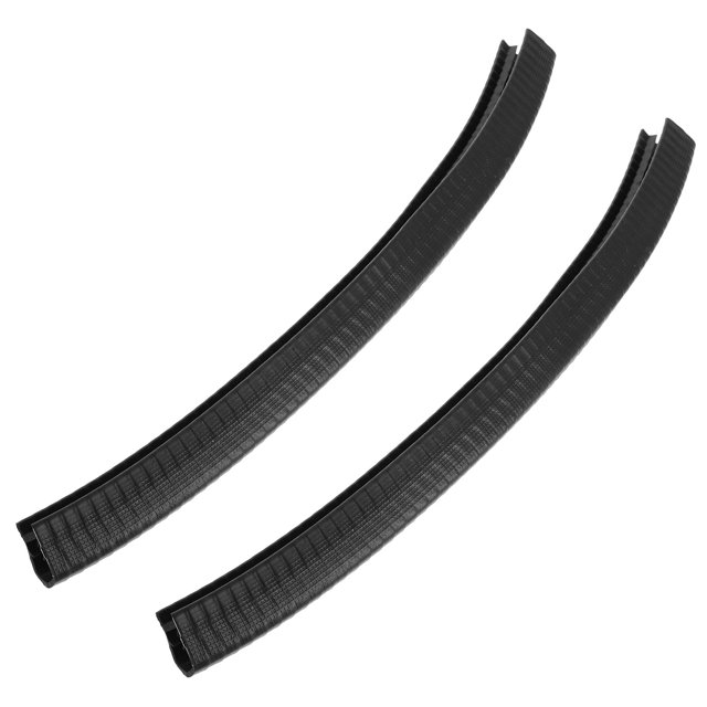 FENGGUIQU 1Par Guardas Para Borde De Tabla De Skateboard Accesorio Duradero Color Negro Fácil Instalación