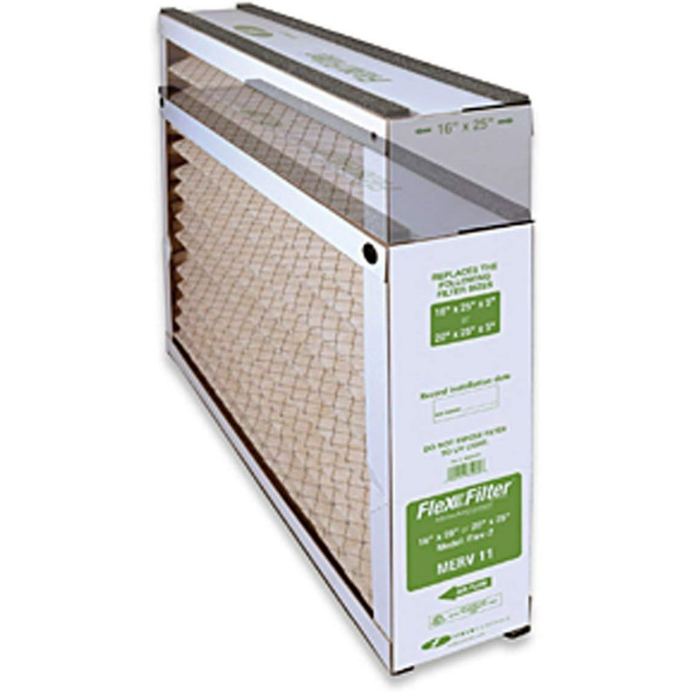 Field Controls 46600401 Model 2 Merv 11 HVAC Flex Filter, 16" x 25"/20