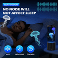 thumbnail image 2 of MEHOOM 9" Jellyfish Lamp, 7-Color Changing Jellyfish Aquarium Light, Decorative Jellyfish Night Light for Home or Office, Great Christmas & Birthday Gift (2pc), 2 of 8