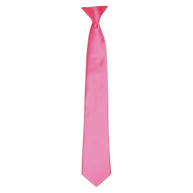 Premier Colours Mens Satin Clip Tie