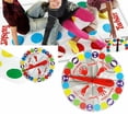 thumbnail image 2 of Niños Adultos Body Twister Moves Mat Tablero Juguete educativo Familia Picnic Deporte al aire libre Juego Pad Methold FN0328-00, 2 of 7