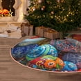 thumbnail image 5 of Rateoe Easter Eggs Pattern Christmas Tree Skirt with Ties , Christmas Tree Decorations, Farmhouse Christmas Decor Xmas Holiday Decorations-36", 5 of 6