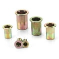 thumbnail image 4 of Rivnut 190Pcs M3 M12 Plated Carbon Steel Flat Threaded Rivet Nut Flange Rivnut Nutsert Fastener Nut Nuts, 4 of 7