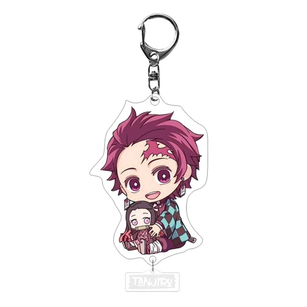 HEQU 9117 Fat Bear Anime Demon Slayer Keychain Pandent Keyring 