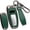 Black Metal Frame-long-green, variant on Key Fob Cover Compatible with Fit for Audi A3 A6 A8 E-Tron S3 RS6 RS7 SQ7 SQ8, Metal Key Case, Leather Key Fob Protector, Keychain Case Holder Protector