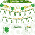 thumbnail image 2 of Wild One Birthday Decorations, Baby New Born to 12 Months Photo Banner, Wild One Year Garland, Jungle Safari Animal Theme 1st Birthday Party Supplies for Baby, 2 of 7