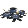 thumbnail image 6 of Thyme & Table 12-Piece Non-Stick Cookware Set, Signature Collection Pots and Pans Set - Blue, 6 of 18