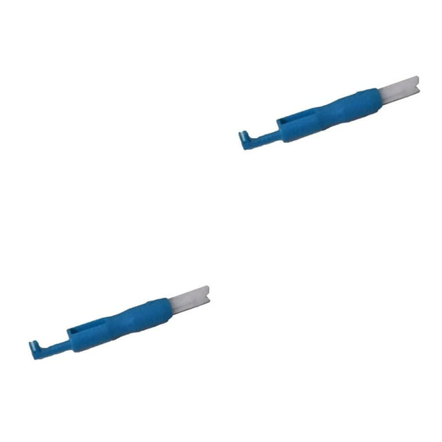 Transemion Universal Elderly Adults Needle Threader Sewing Quilting Embroidery Wires Threading Insertion Tools Accessories 17cm 2PCS