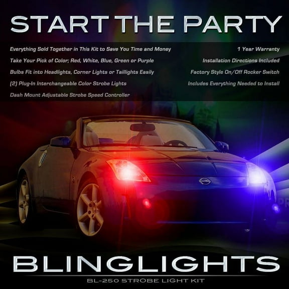 For Nissan 350Z Headlamps Strobes Headlights Head Lamps Lights 2003 2004 2005 2006 2007 2008 2009