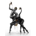thumbnail image 2 of DDiArte 24x32 Gold Ornate Wood Framed with Double Matting Museum Art Print Titled - Masks Iv, 2 of 4