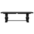 thumbnail image 5 of Florence 126-inch Extension Dining Table Distressed Black, 5 of 13