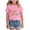 A Pink, variant on Letter Printed Shirts for Girls Soft Cotton Short Sleeve T-Shirt Tops Comfortable Announcement Tees Outfits