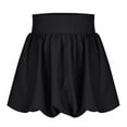 thumbnail image 5 of Wancir Women Y2k Bubble Mini Skirt Ruffle Hem Pleated Short Skirts High Waist Puffy A-Line Flared Skirt Streetwear, 5 of 7