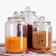 thumbnail image 6 of 2 pcs 1.3 Gallon Glass Jars with Lids - Airtight Food Storage Containers, Perfect for Coffee, Snacks, and More, Includes 2 Scoops, 2 Erasable Pen, and 2 Sticke, 6 of 8