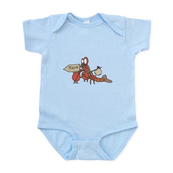 CafePress - Lobster Moving To Maine Infant Bodysuit - Baby Light Bodysuit, Size Newborn - 24 Months