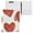 Hearts, variant on Hard Shell Ring Binder With Clip Holds 200 Sheets Office Home Organization Crocodile-skin