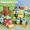 thumbnail image 1 of Robot Transformable Toy STEM Educational Dinosaur Train Robot Toy for Hand-on Ability Training Robot Train Toy Gift heqiyong LED, 1 of 2