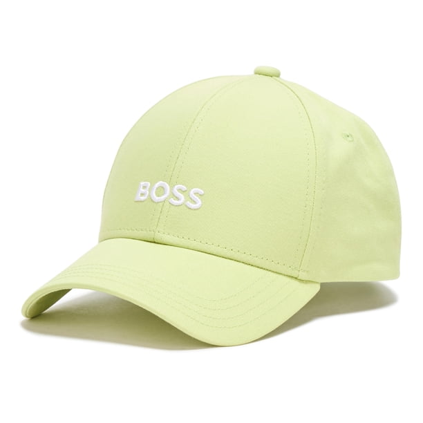 Gorra de sarga BOSS Bold Center Logo Pistacho, talla única
