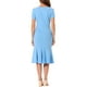 thumbnail image 3 of INSPIRE CHIC Vestido de Sheath para Mujeres, Vestido de Cóctel de Fiesta, Decoración de Botones Vintage de los Años 50, Vestido Midi de Sirena con Volantes XL Azul Claro, 3 of 6