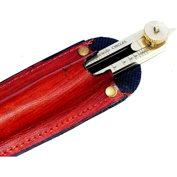 Proportional Divider 6 inch Full Brass with leather pouch Executive Promotional (6 inch with leather case)