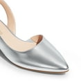 thumbnail image 3 of DREAM PAIRS Women's Pumps Slingback Kitten Low Block Heels Pointed Toe Wedding Party Dress Shoes for Women, 3 of 5