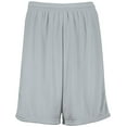 thumbnail image 3 of Augusta AG1844 9-inch Modified Mesh Shorts-Silver-L, 3 of 5