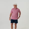thumbnail image 3 of Burlebo Men's Performance Short Sleeve Polo Golf Shirt, 3 of 5