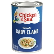 Chicken of the Sea Whole Baby Clams, 10 oz Can