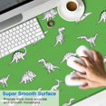 thumbnail image 2 of Long Mouse Pads for Desk,Green Dinosaur Silhouette Pattern Desk Mats on Top Of Desks, Desk Mouse Pad Extra Large with 3mm Non-Slip Base and Stitched Edge for Gaming,Office,Work,Home 47.3"x23.6", 2 of 6