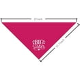 thumbnail image 4 of Big Sister Dog Bandana, Dog Bandana, Deep Pink Pet Dog Scarf Accessories, Pet Dog Triangle Scarf, Dog Bandana for Small Medium Dogs, Baby Announcement Dog Bandana, Dog Bandana Pet Scarf (M), 4 of 4
