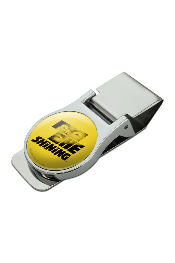 The Shining Poster Logo Satin Chrome Plated Metal Money Clip