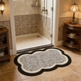 thumbnail image 6 of AuroraX Gray Bath Rugs for Bathroom Floor Non Slip,Washable Single Small Quick Drying Cute Shower Rugs for Bathtub Bathroom Decor and Accessories, 6 of 6